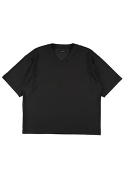 1PIU1UGUALE3 BIG V-NECK | 99BLACK