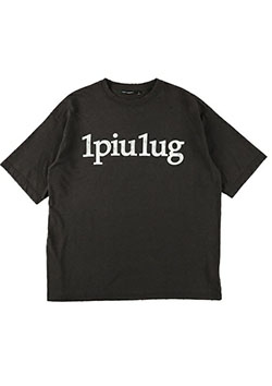 1PIU1UGUALE3 113 S/S VINTAGE CREW | 9910BLACK WHITE