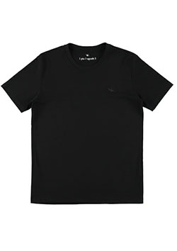 1PIU1UGUALE3 113 S/S CREW | 99BLACK